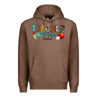 Chestnut teacher mom Premium Hoodie - texasbilliewilder