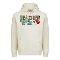 Oatmeal Heather teacher mom Premium Hoodie - texasbilliewilder