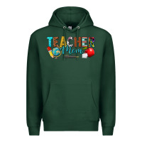 Sports Green teacher mom Premium Hoodie - texasbilliewilder