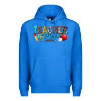 True Royal teacher mom Premium Hoodie - texasbilliewilder
