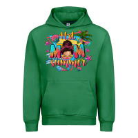 Emerald hot mom summer with messy bun Urban Hoodie - texasbilliewilder