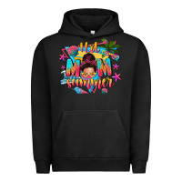 Pigment Black hot mom summer with messy bun Urban Hoodie - texasbilliewilder