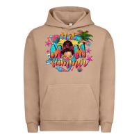 Pigment Burro hot mom summer with messy bun Urban Hoodie - texasbilliewilder