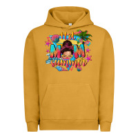 Pigment Peanut Butter hot mom summer with messy bun Urban Hoodie - texasbilliewilder