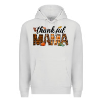 Dove Grey thankful mama Premium Hoodie - texasbilliewilder