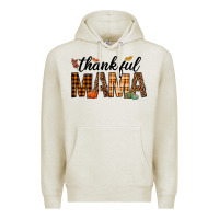 Oatmeal Heather thankful mama Premium Hoodie - texasbilliewilder