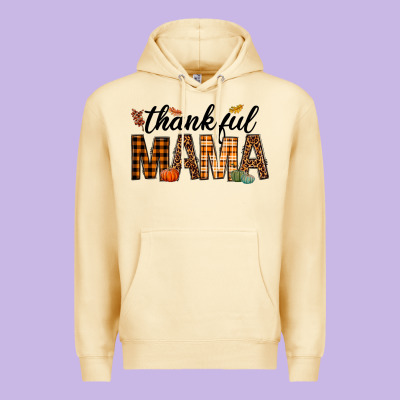 Thankful Mama Premium Hoodie Designed By Texasbilliewilder
