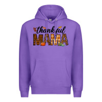 Purple thankful mama Premium Hoodie - texasbilliewilder