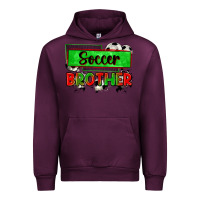 Mauve Wine soccer brother Urban Hoodie - Zillion Design Studio
