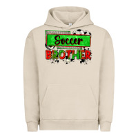 Pigment French Oak soccer brother Urban Hoodie - Zillion Design Studio