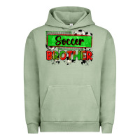 Pigment Oil Green soccer brother Urban Hoodie - Zillion Design Studio