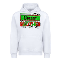 White soccer brother Urban Hoodie - Zillion Design Studio