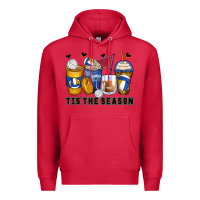 Cardinal tis' the season volleyball coffee cups Premium Hoodie - Zillion Design Studio