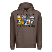 Coffee tis' the season volleyball coffee cups Premium Hoodie - Zillion Design Studio