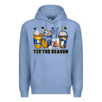 Colony Blue tis' the season volleyball coffee cups Premium Hoodie - Zillion Design Studio