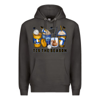 Smoke tis' the season volleyball coffee cups Premium Hoodie - Zillion Design Studio