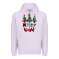 Lilac western trees merry and bright christmas Premium Hoodie - RanaPortraitStore