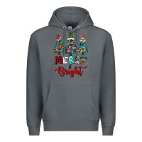 Rock western trees merry and bright christmas Premium Hoodie - RanaPortraitStore