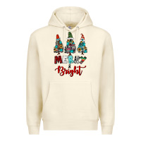 Sandshell western trees merry and bright christmas Premium Hoodie - RanaPortraitStore