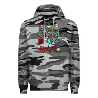 Slate Camo western trees merry and bright christmas Premium Hoodie - RanaPortraitStore