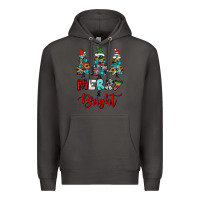 Smoke western trees merry and bright christmas Premium Hoodie - RanaPortraitStore