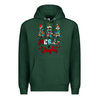 Sports Green western trees merry and bright christmas Premium Hoodie - RanaPortraitStore