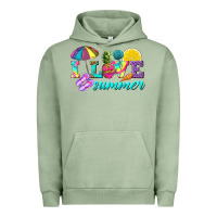 Pigment Oil Green i love summer Urban Hoodie - texasbilliewilder
