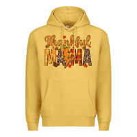 Antique Gold thankful mama Premium Hoodie - texasbilliewilder
