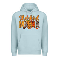 Blue Mist thankful mama Premium Hoodie - texasbilliewilder