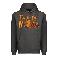 Charcoal Heather thankful mama Premium Hoodie - texasbilliewilder