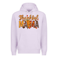 Lilac thankful mama Premium Hoodie - texasbilliewilder