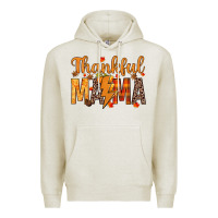 Oatmeal Heather thankful mama Premium Hoodie - texasbilliewilder
