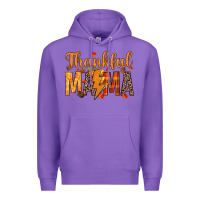 Purple thankful mama Premium Hoodie - texasbilliewilder