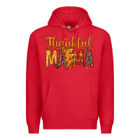 Red thankful mama Premium Hoodie - texasbilliewilder