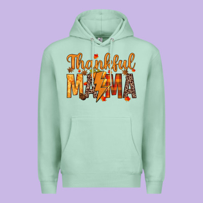 Thankful Mama Premium Hoodie Designed By Texasbilliewilder