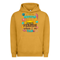 Pigment Peanut Butter i m a better person when i m tan Urban Hoodie - texasbilliewilder