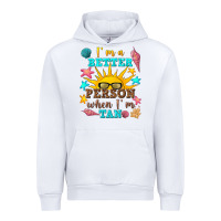 White i m a better person when i m tan Urban Hoodie - texasbilliewilder