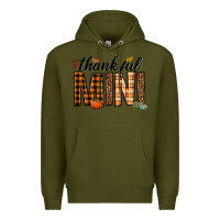 Army Green thankful mini Premium Hoodie - texasbilliewilder