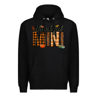 Black thankful mini Premium Hoodie - texasbilliewilder