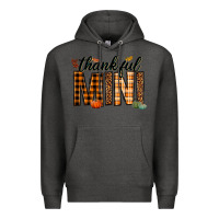 Charcoal Heather thankful mini Premium Hoodie - texasbilliewilder