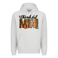 Dove Grey thankful mini Premium Hoodie - texasbilliewilder