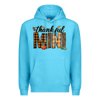 Ocean Blue thankful mini Premium Hoodie - texasbilliewilder