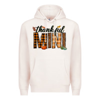 Pale Pink thankful mini Premium Hoodie - texasbilliewilder