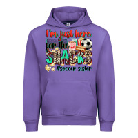 Tulip i'm just here for the snacks #soccer sister Urban Hoodie - Zillion Design Studio