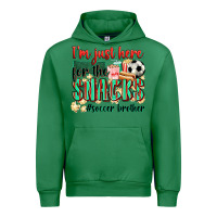 Emerald i'm just here for the snacks #soccer  brother Urban Hoodie - Zillion Design Studio