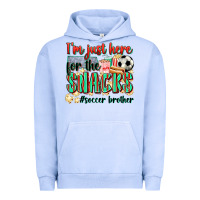 Pigment Grape Ice i'm just here for the snacks #soccer  brother Urban Hoodie - Zillion Design Studio