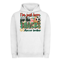 Pigment Lunar Rock i'm just here for the snacks #soccer  brother Urban Hoodie - Zillion Design Studio