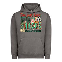 Pigment Tornado i'm just here for the snacks #soccer  brother Urban Hoodie - Zillion Design Studio