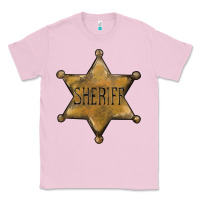 Bubblegum Pink sheriff star Classic Tee - BarkalooDesign