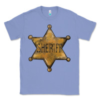 Colony Blue sheriff star Classic Tee - BarkalooDesign